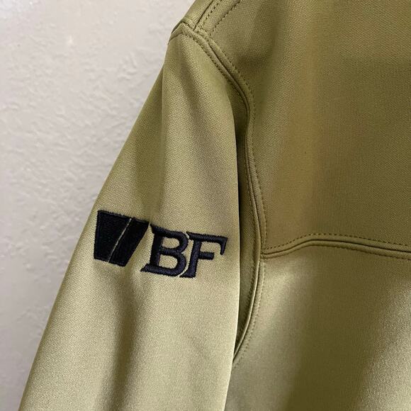 Born Primitive Outdoor Hoodie Jacket Green Full Zip Performance Mens M Logo - Picture 4 of 14